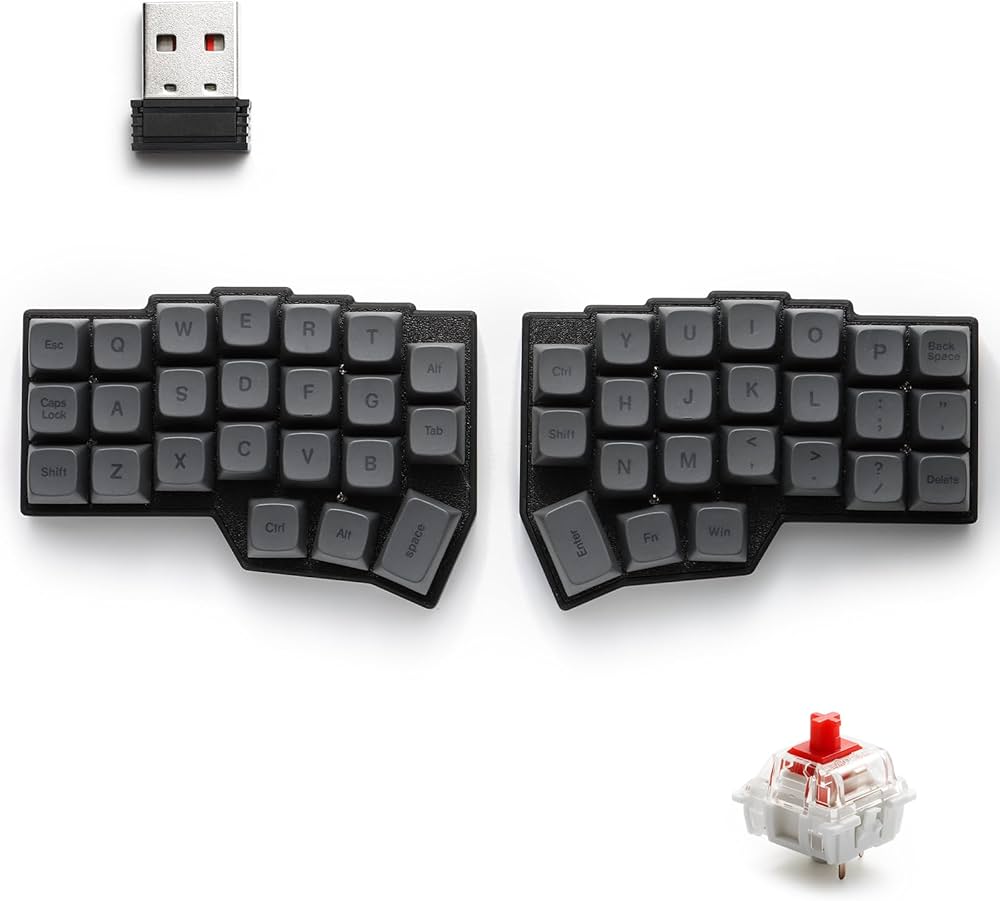 Amazon | YIVU CORNE V4 ワイヤレス スプリット メカニカル キーボード