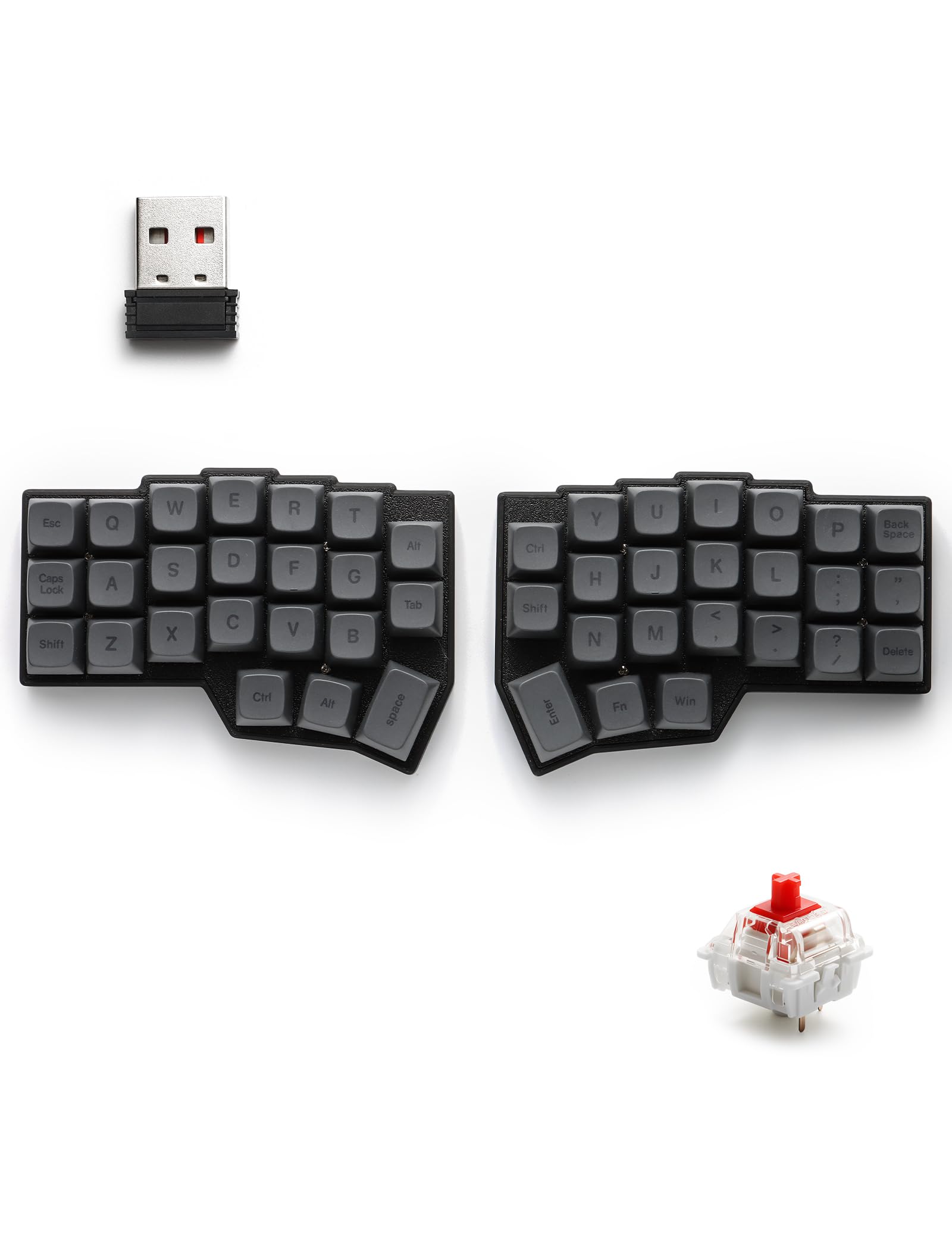 Amazon | YIVU CORNE V4 ワイヤレス スプリット メカニカル キーボード