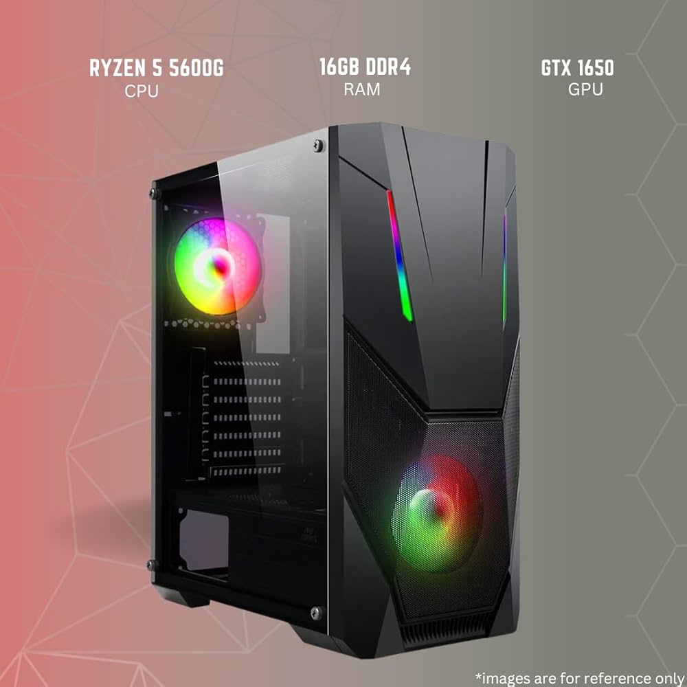 6gigahertz Gaming PC, AMD Ryzen 5 5600G | GTX 1650 | 16GB RAM