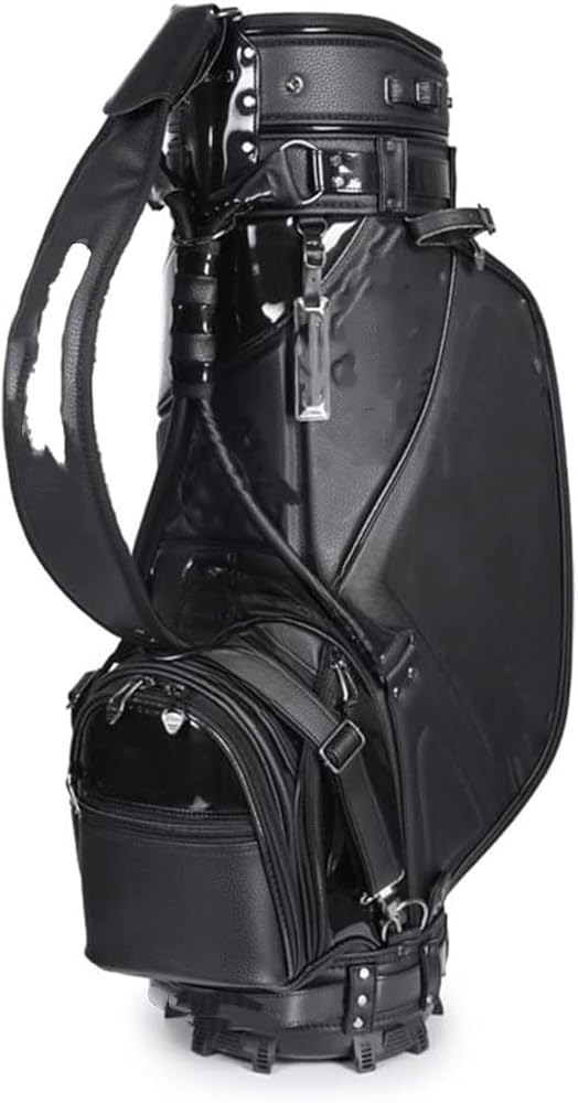 Amazon.co.jp: [pisipe] PU レザー スポーツ ゴルフ バッグ メンズ