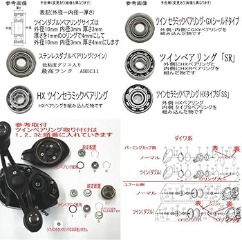 Amazon.co.jp: 【アニーベアリング】ダイワ 21ジリオンSVTW1000HL対応