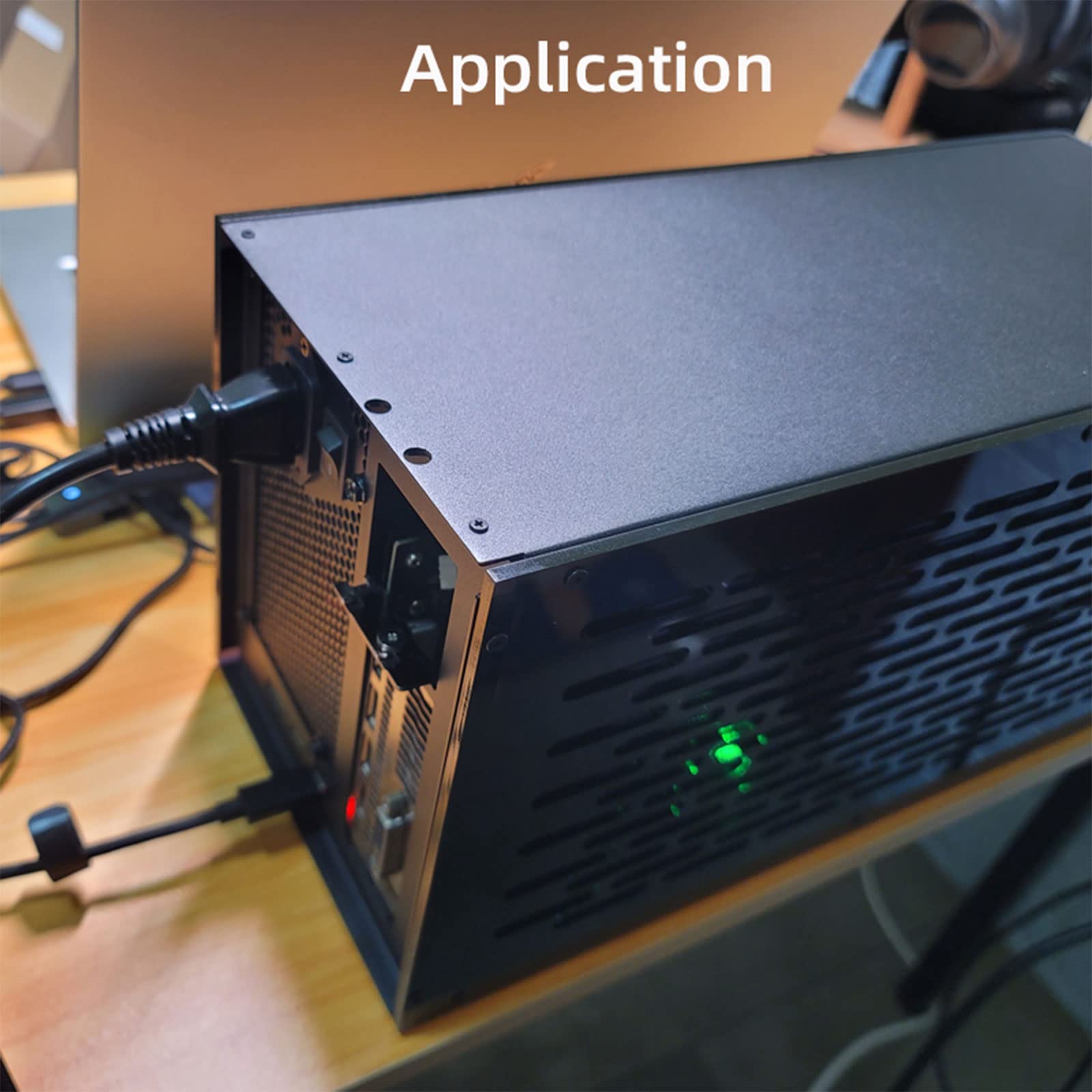 Amazon.co.jp: TH3P4G3 GPUドックケース - メタルフレーム + アクリル