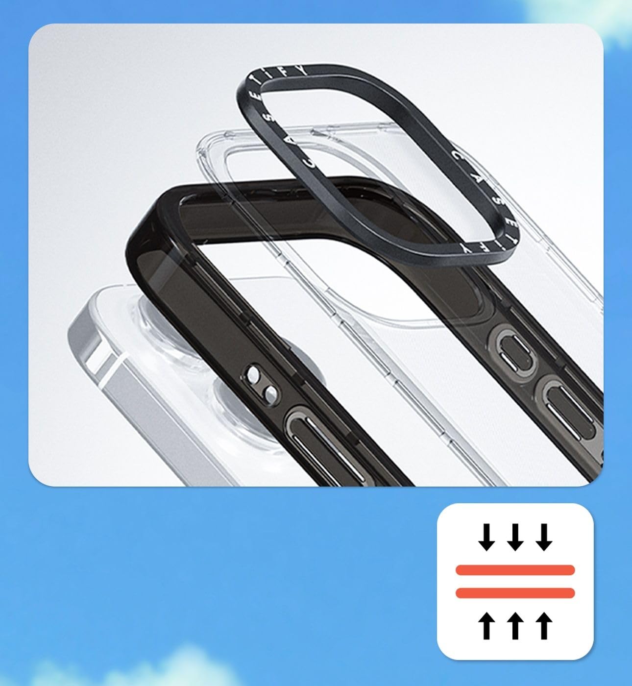 Amazon.com: CASETiFY Compact iPhone 16 Case [4 ft. 2X Military