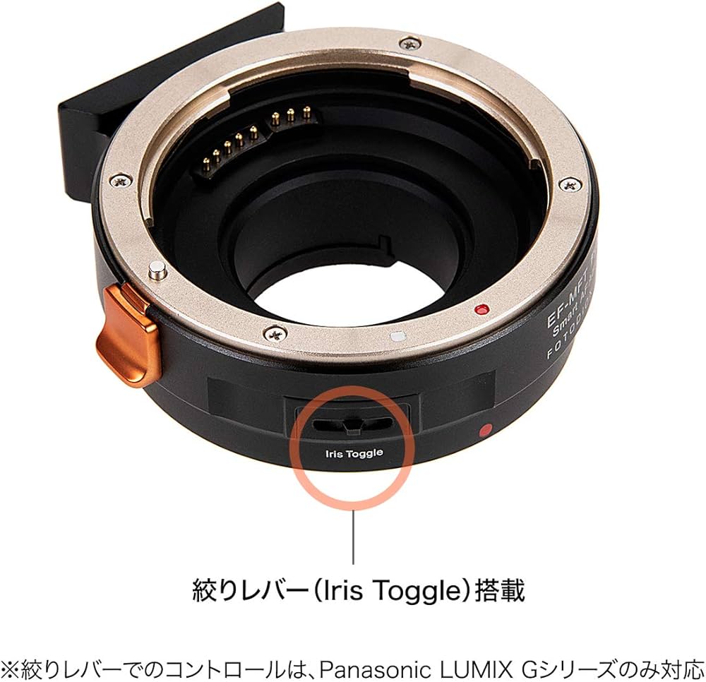 Amazon | Fotodiox 電子マウントアダプター EOS-MFT-Fusion（EF