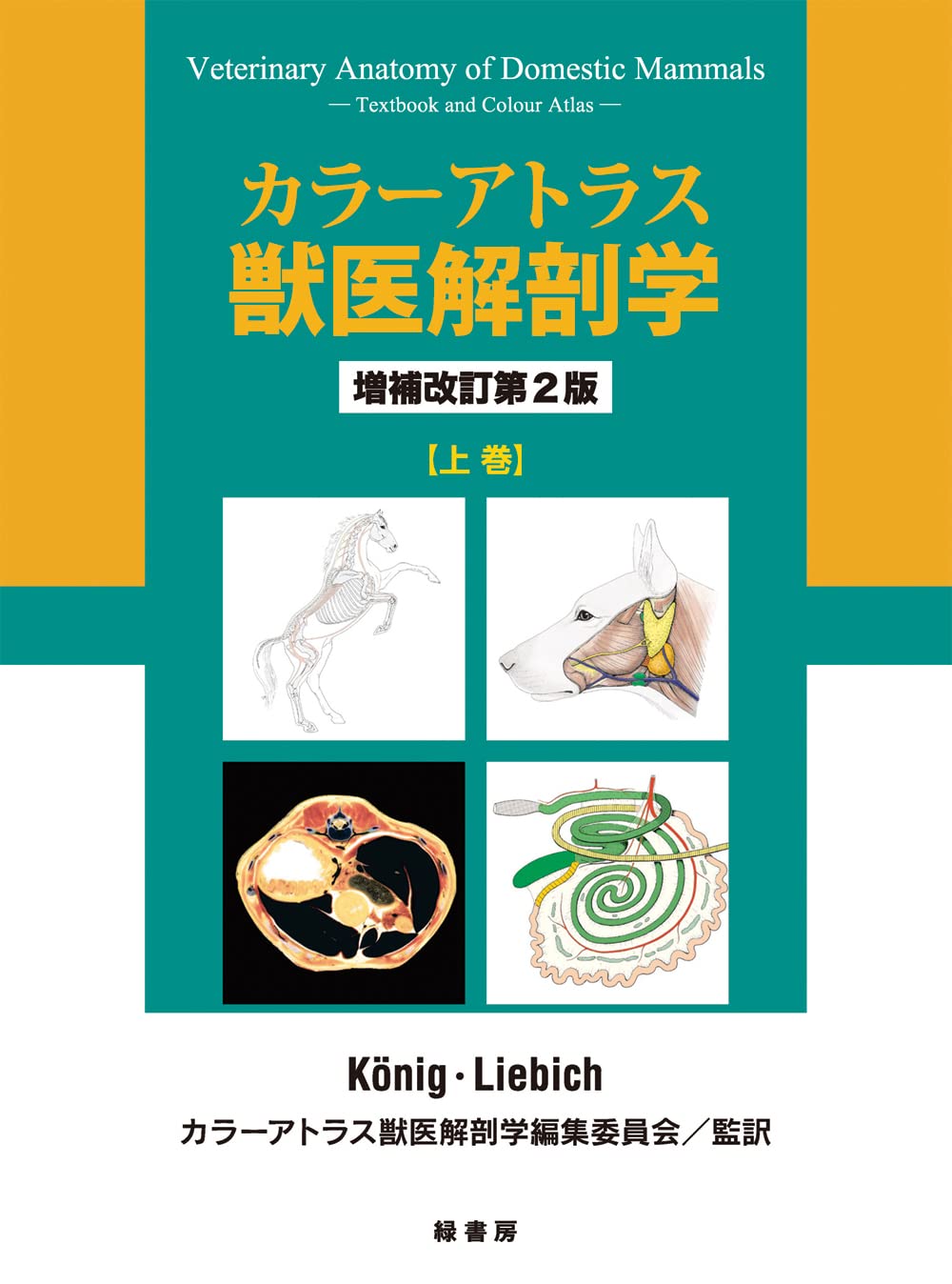 Amazon.co.jp: カラーアトラス獣医解剖学 増補改訂第2版 上巻 : カラー