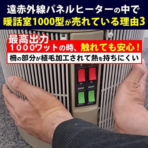 暖話室DAN1000-R16遠赤外線パネルヒーター2024年製