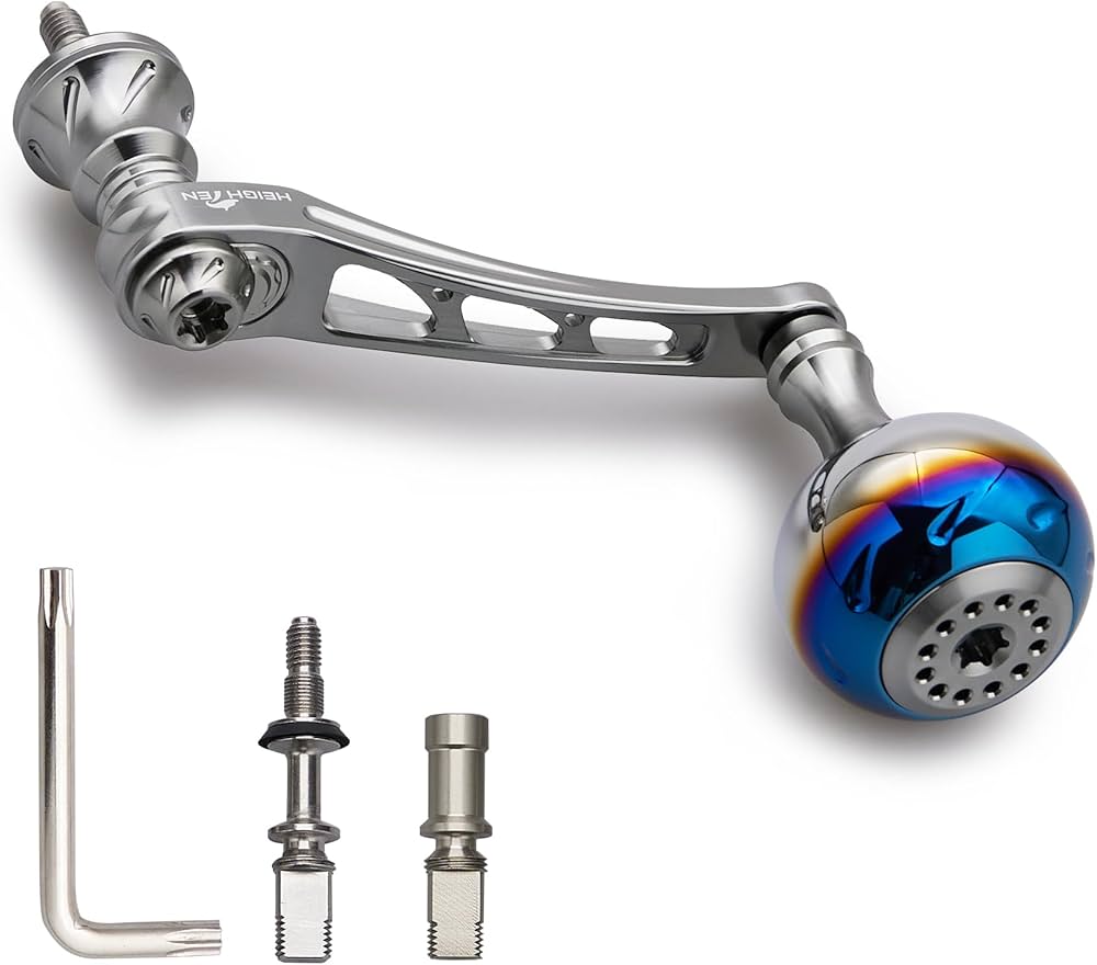 Amazon | HEIGHTEN 55-60mm可変 リール ハンドル 30mm ハンドルノブ