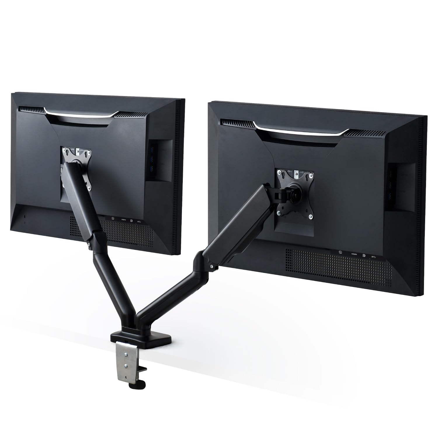 Amazon.co.jp: エレコム モニターアーム デュアル 2画面 17~32インチ