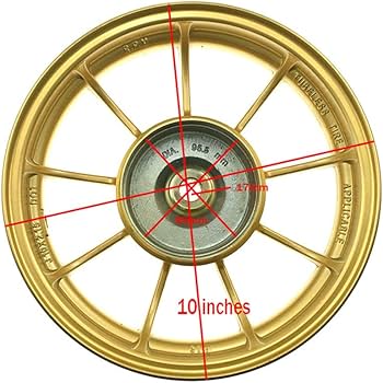 Amazon | 10インチのホイールの輪辋に適用 前後2個一対 ディスク