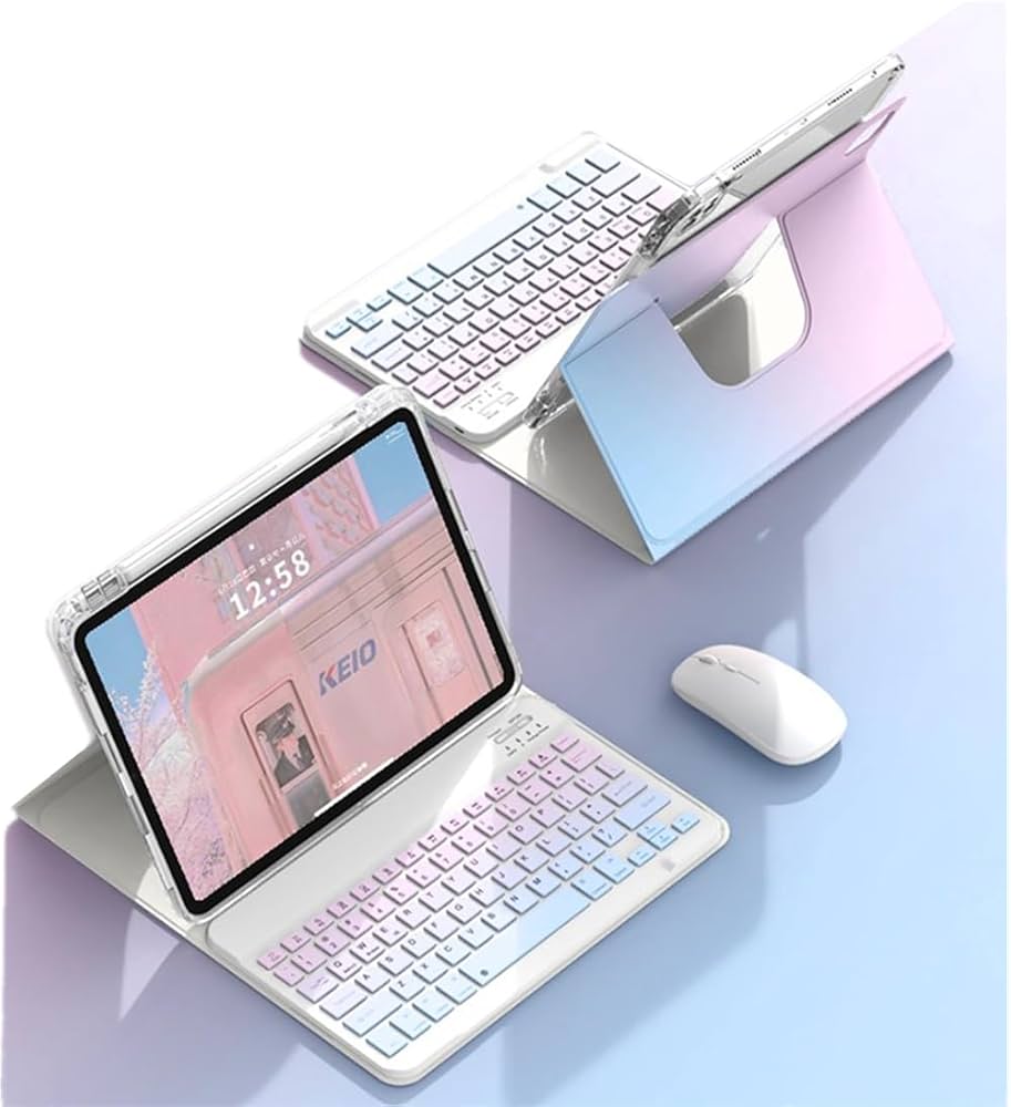 Amazon | GOOVEN マウス付き iPad 10.2用の キーボードケース 第9/8/7