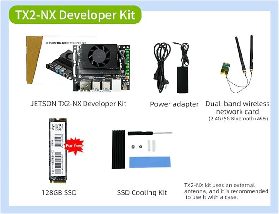 Amazon.co.jp: Jetson TX2 NX 開発者キット 学習プログラミング用公式