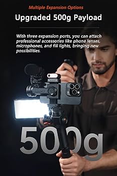 Amazon.co.jp: hohem M7 スマホ ジンバル スタビライザー AIトラッカー