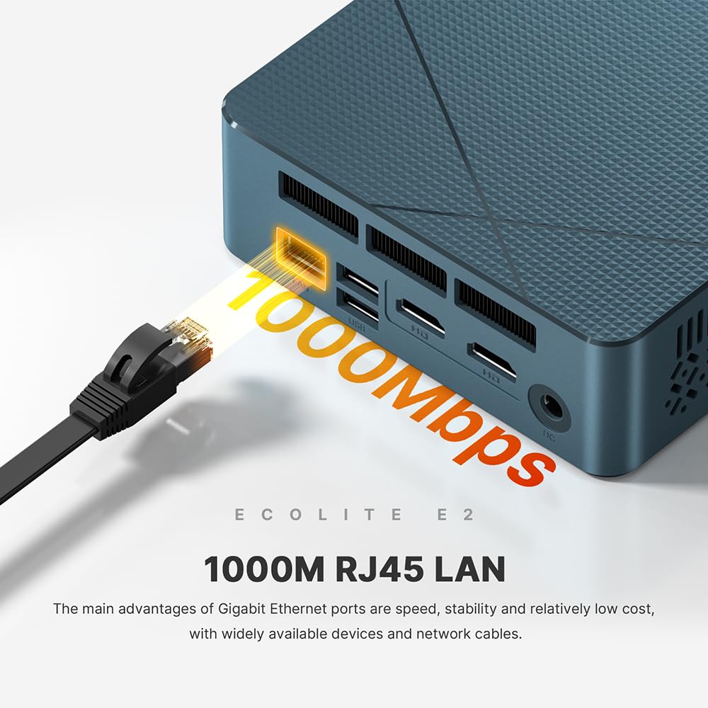 BOSGAME E2 Windows 11 Pro Mini PC for Business, AMD Ryzen 5 3550H