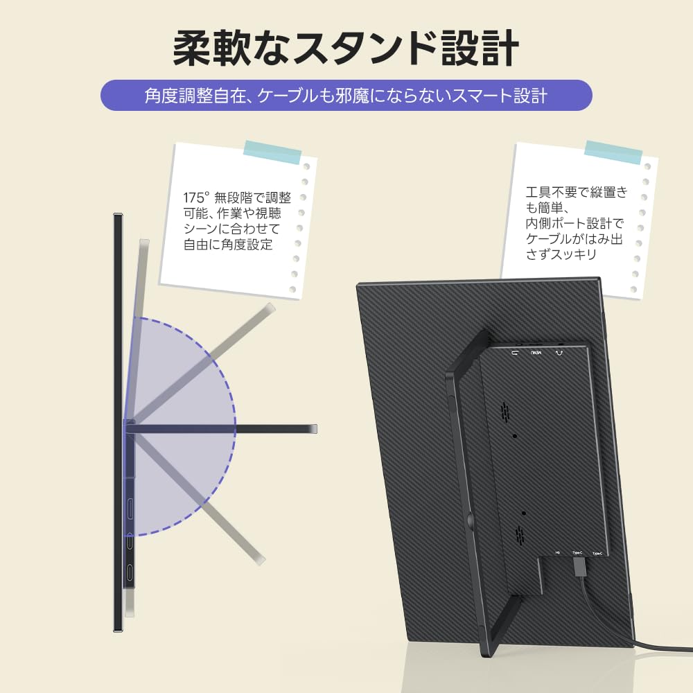 Amazon.co.jp: Upperizon モバイルモニター 15.6インチ タッチパネル