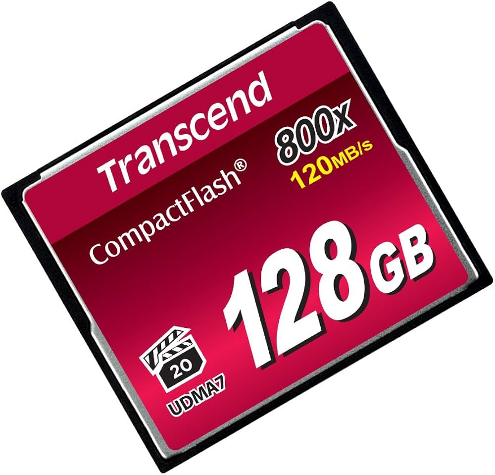 Amazon.com: Transcend 128GB CompactFlash Memory Card 800x