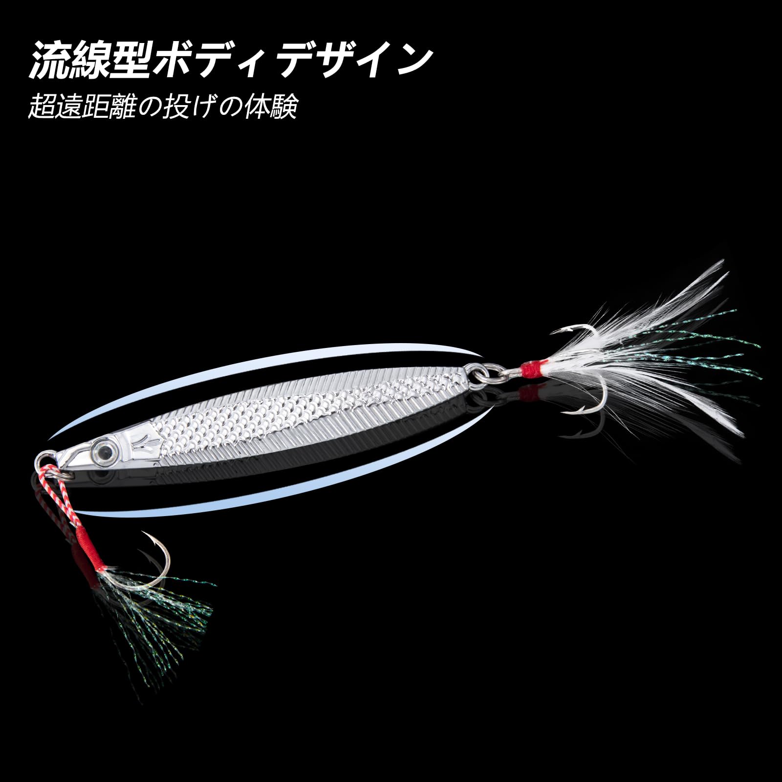 Amazon.co.jp: Goture メタルジグ セット 30g 8.5cm 5個セット オール