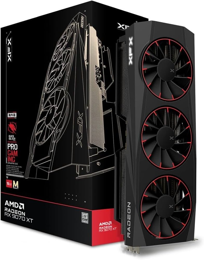 Amazon | XFX Quicksilver AMD Radeon RX 9070XT Magnetic Air Edition