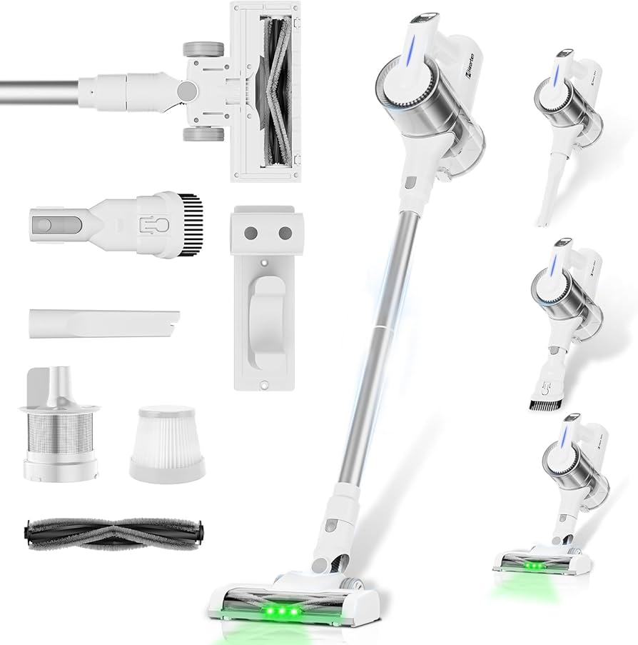 Amazon | 掃除機 コードレス【70,000PA超強力吸引・自立式設計