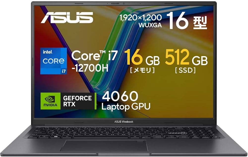 Amazon.co.jp: ASUS ノートパソコン Vivobook 16X K3605ZV Windows11