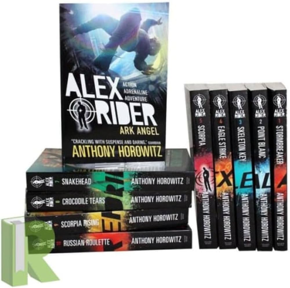 Alex Rider Collection Anthony Horowitz 10 Books Set (Russian