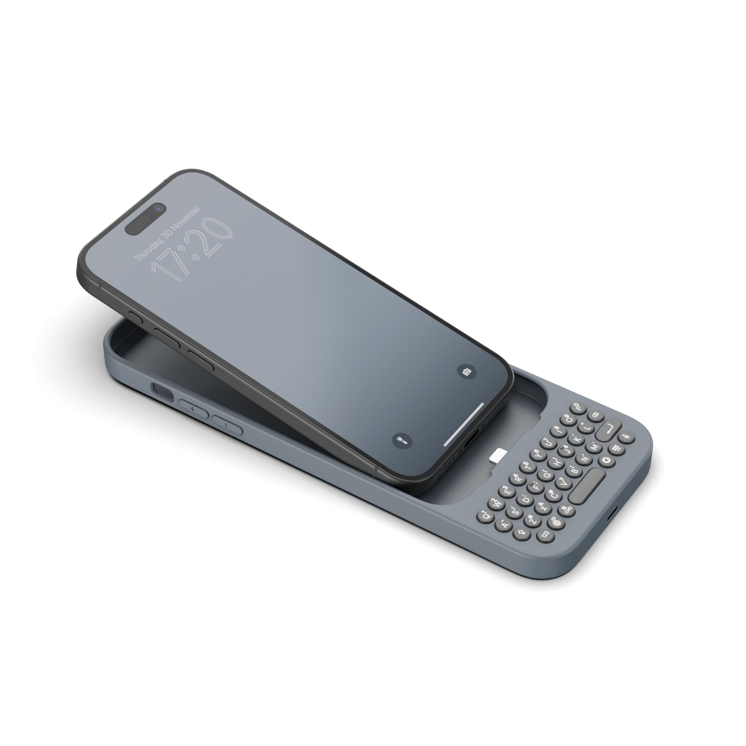 Clicks Keyboard for iPhone 14 Pro - London Sky : Amazon.in