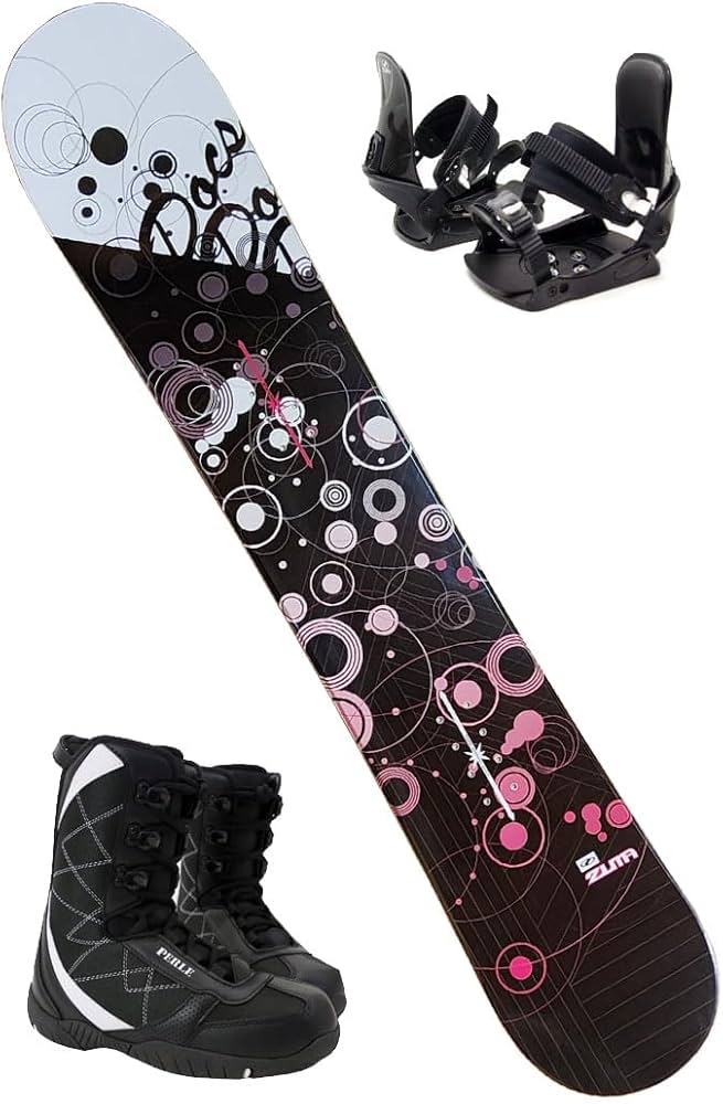 Amazon | スノボ3点セット ZUMA 18-19 DOCS ブラック/ピンク 158cm