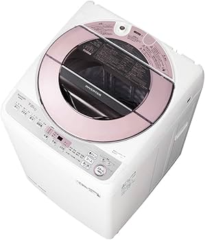 Amazon | シャープ 洗濯機 穴なし槽 インバーター搭載 ピンク系 7kg ES