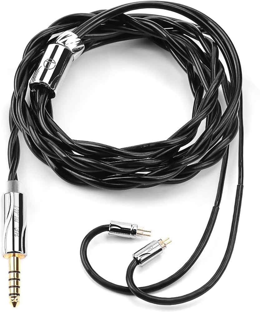 Amazon | TRN Heiman リケーブル 2Pin 0.75/0.78対応 無酸素銅 銀