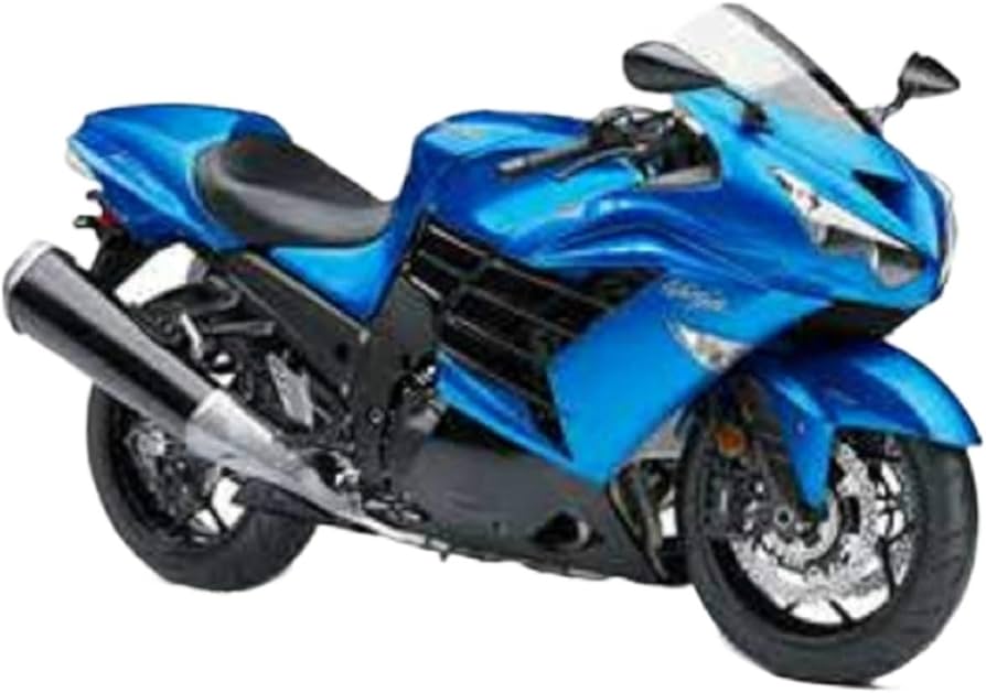 Amazon.co.jp: カワサキに適合 ニンジャ ZX-14R 1:18 ブルーオートバイ