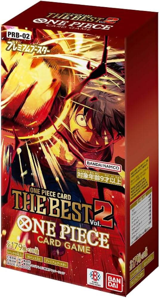 Amazon.com: One Piece Card Game The Best Vol.2 (PRB-02) Booster