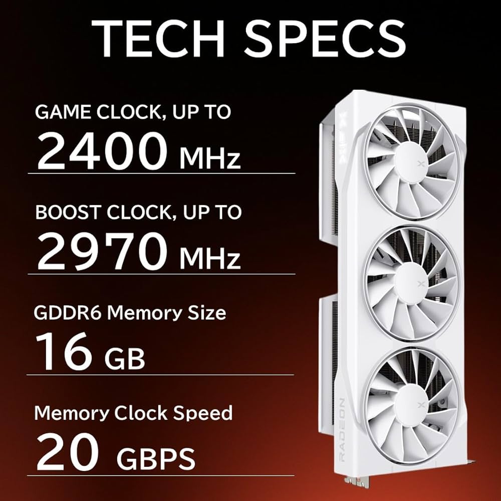 Amazon | 【ブラックパッケージ】XFX Swift AMD Radeon™ RX 9070XT