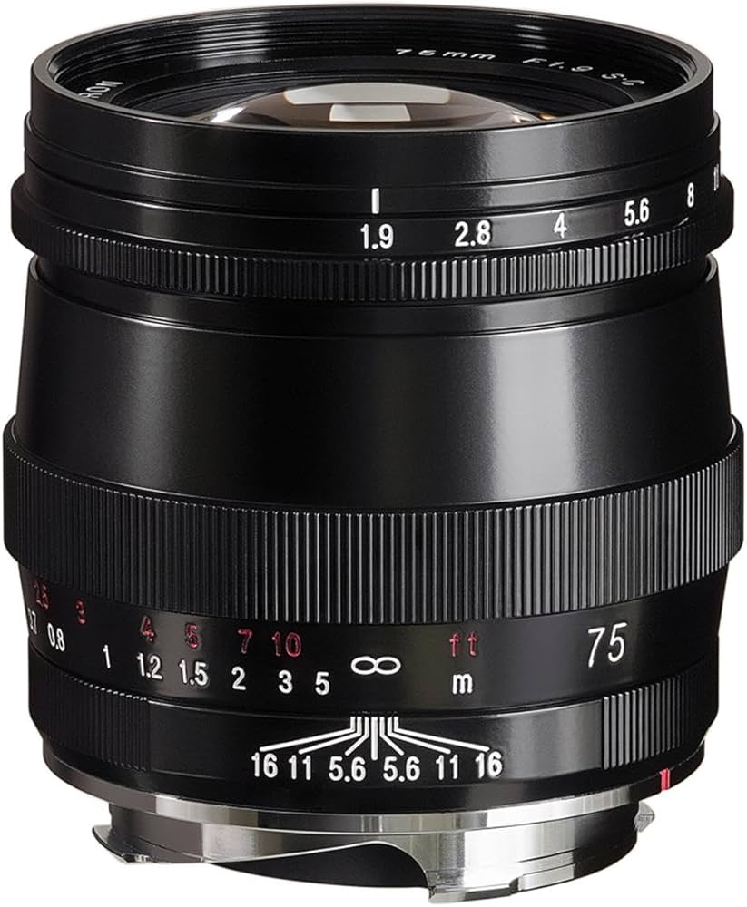 Amazon.co.jp: Voigtlander Ultron 75mm f/1.9 VMレンズ ライカM用