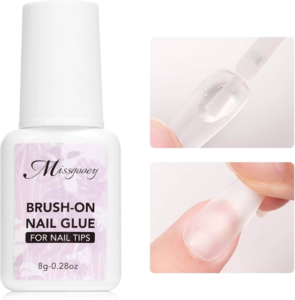 Amazon.co.jp: Missgooey ネイルグルー ネイルチップ接着剤 付け爪接着