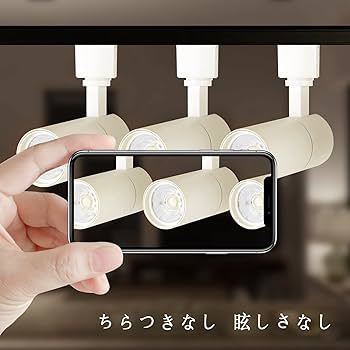 Amazon.co.jp : ライティングレール用スポットライト昼白色100W相当