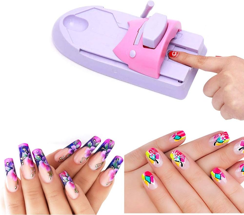 Amazon.com: Nail Art Printer DIY Manicure Stamp Plate Drawing