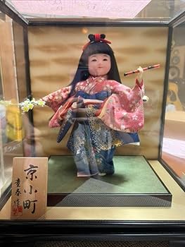 Amazon | ひな祭り 雛人形 ガラスケース 日本人形 京宴 童春作 伝統