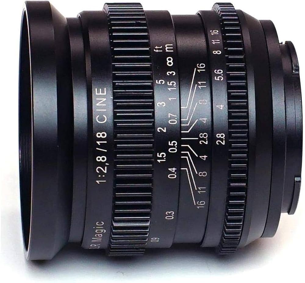 Amazon.co.jp: SLR Magic 18mm f/2.8 フルフレーム シネレンズ (ソニー