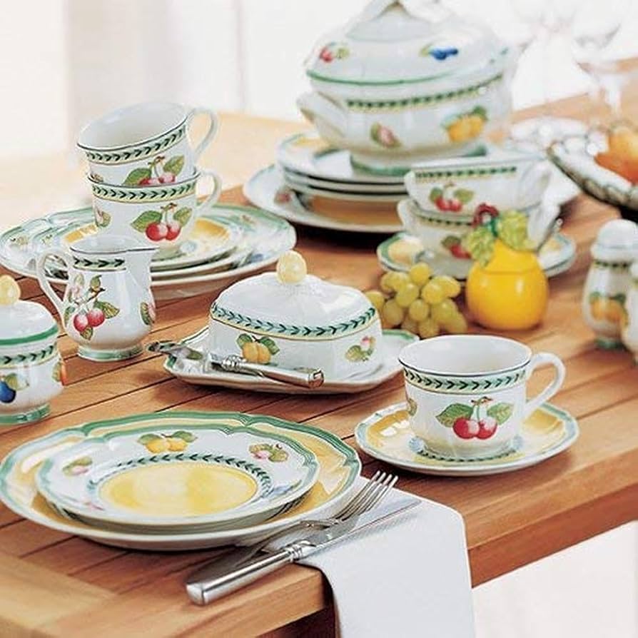 Amazon.com | Villeroy & Boch French Garden Fleurence Pickle Dish