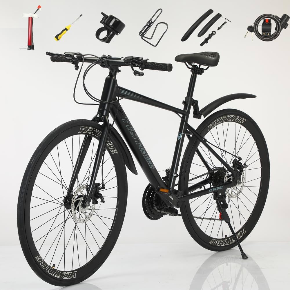 Amazon | YESTOBE マウンテンバイク 26/29インチ 21段変速 アルミ