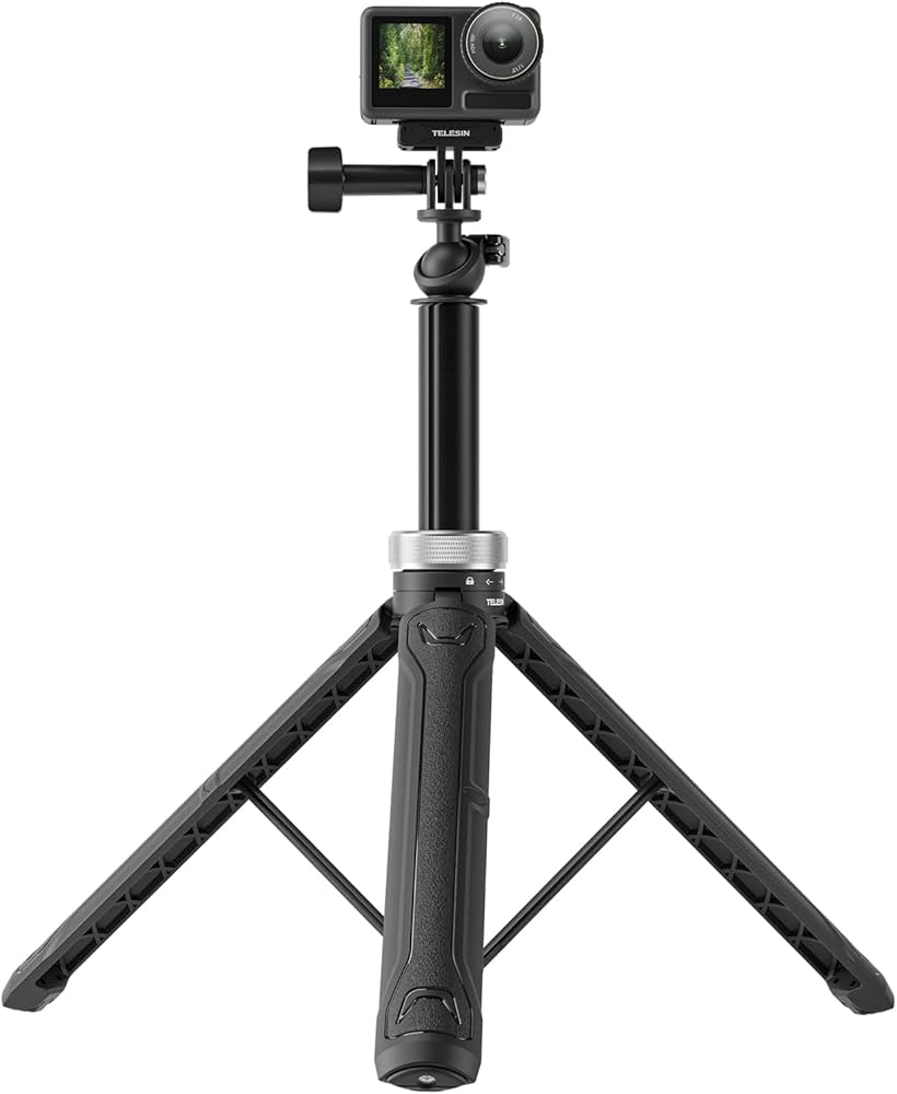 Amazon | TELESIN°1.5M 自撮り棒 三脚 一脚 折畳一体式 GoPro用 360