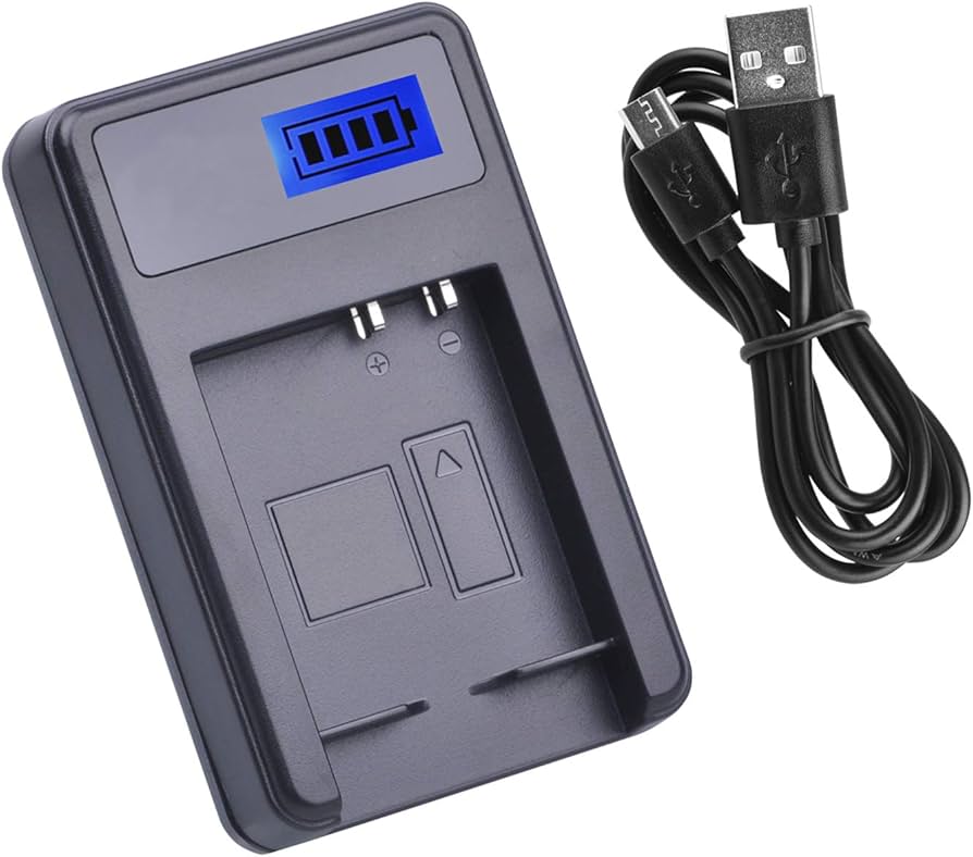 Amazon.com : Smart Slim LCD USB Battery Charger for Nikon Coolpix