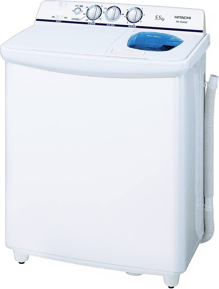 Amazon | 日立 2槽式洗濯機 青空 洗濯容量5.5kg 本体幅69.8cm つけおき