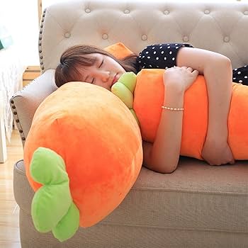 Amazon.co.jp: ニンジン ぬいぐるみ だきまくら 人参クッション 可愛い
