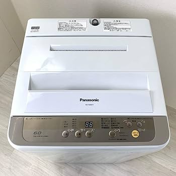 Amazon.co.jp: パナソニック 6.0kg 全自動洗濯機 シャンパンPanasonic