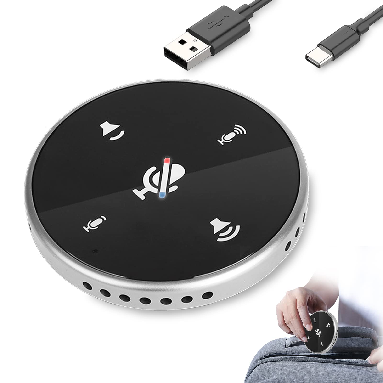 Amazon.co.jp: スピーカーフォン 会議用マイクスピーカー Type-C接続