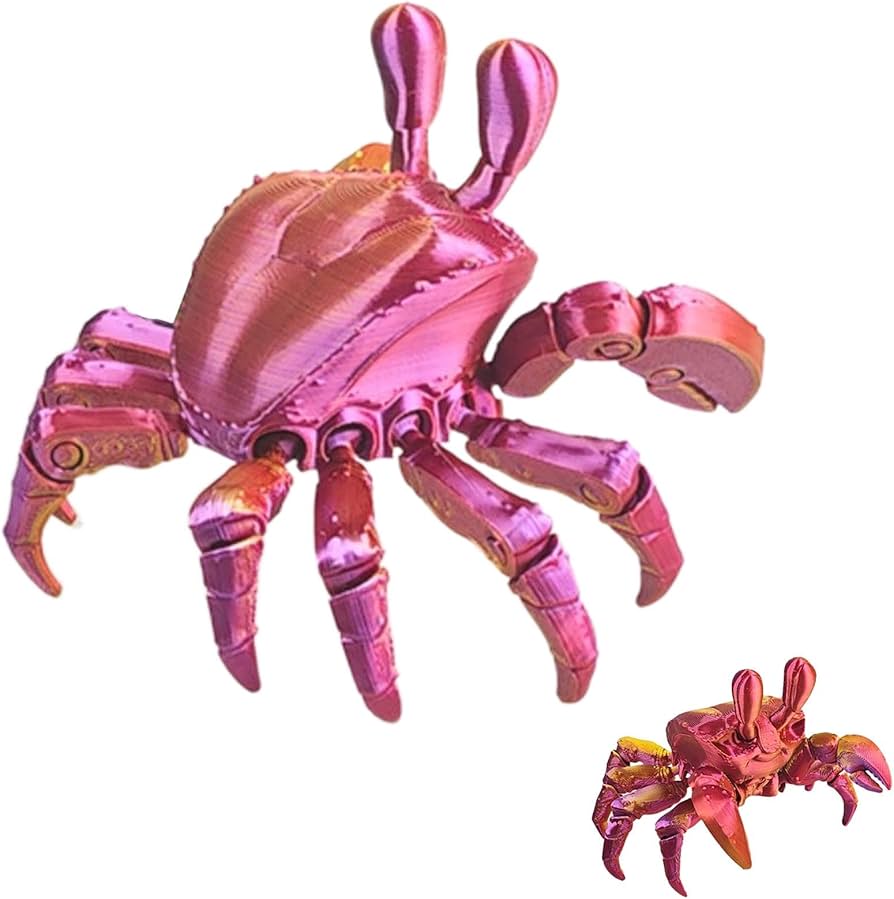 Amazon.co.jp: カニのおもちゃフィギュア - 3Dプリントカニフィ