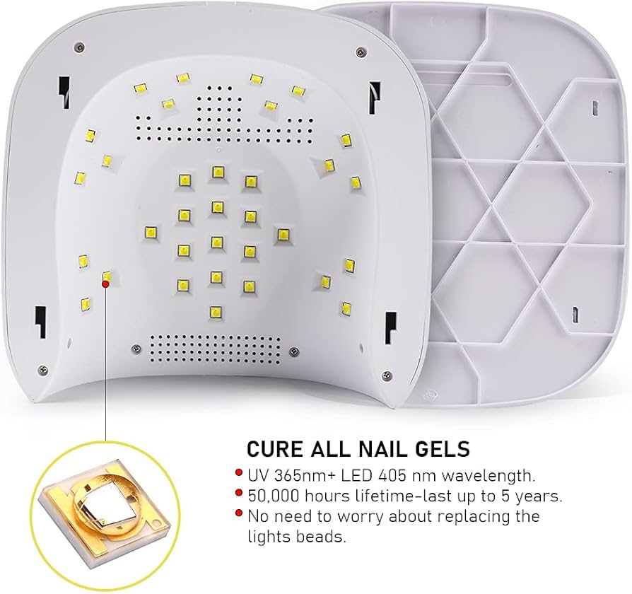 Amazon.co.jp: Nailshow LEDネイルランプ ワイヤレスネイル ドライヤー