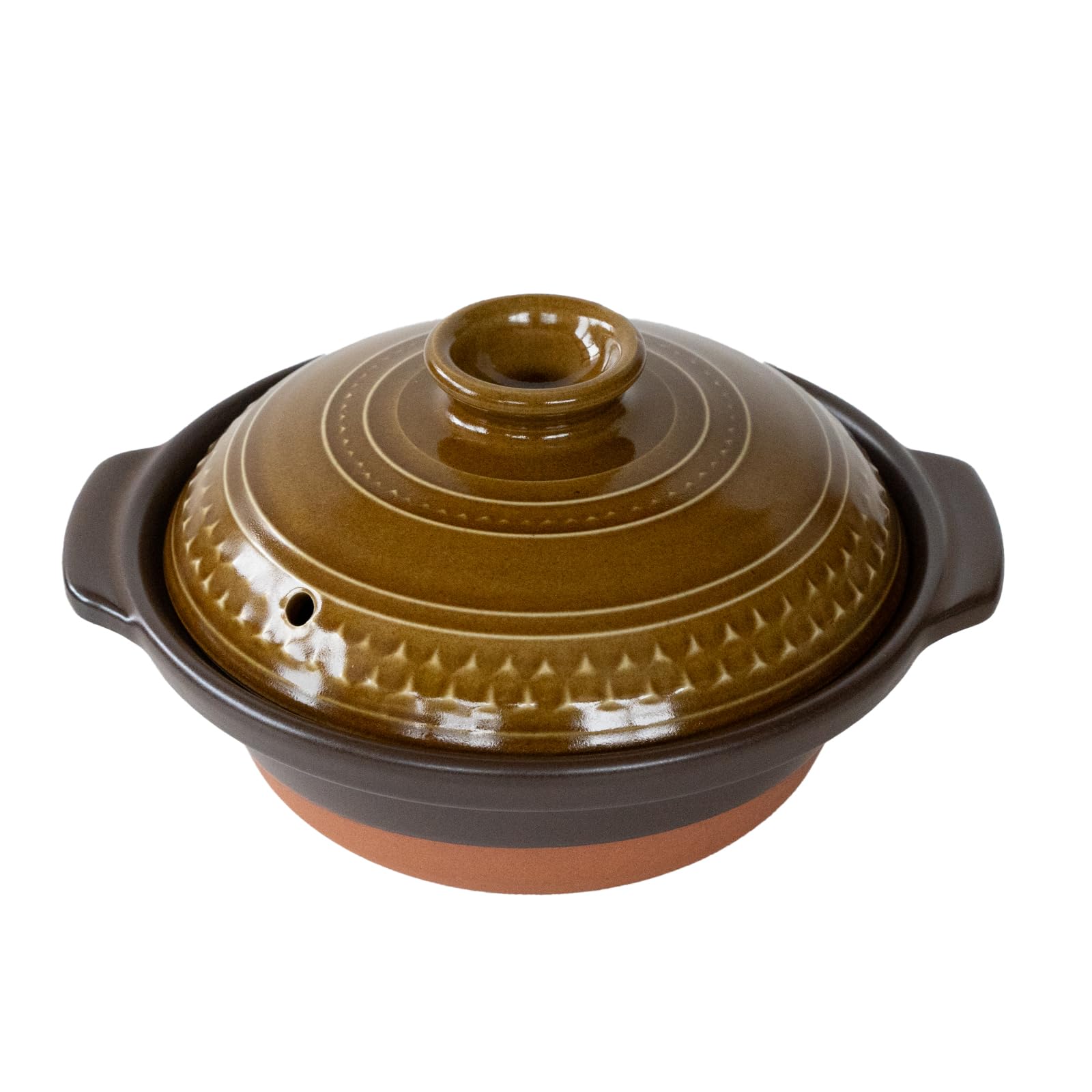 Amazon｜萬古焼 土鍋 一人用 6号 S 700ml 電子レンジ オーブン 直火