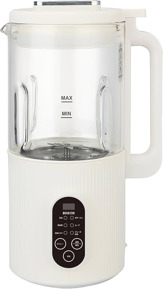 Amazon | BelleLife 豆乳メーカー ミキサー 豆乳機 自動調理ポット