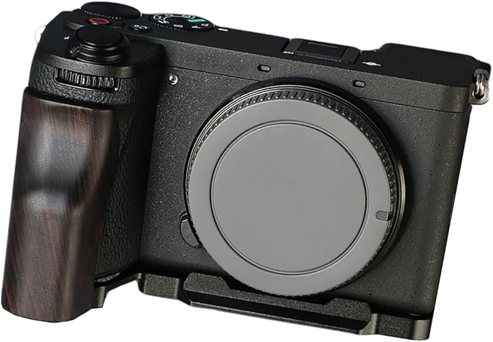 Amazon | SONY A6700 専用 カメラウッドグリップ 高級檀木材 木製